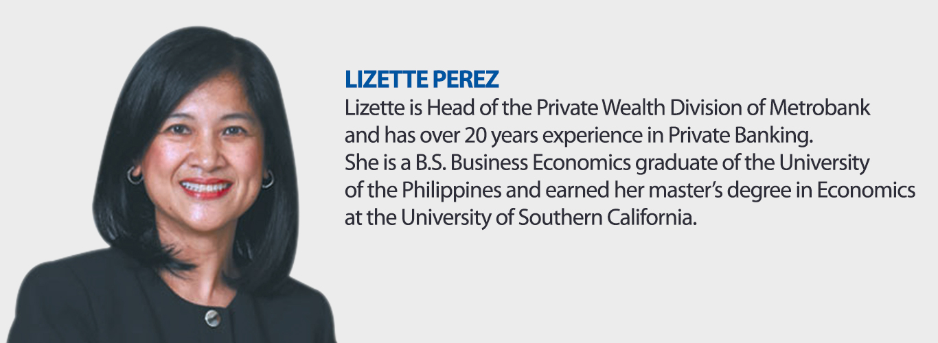 Lizette Perez, Senior Vice-President and Head, Metrobank Private Wealth Division