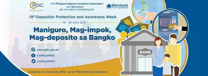 Metrobank joins 19th Depositor Protection and Awareness Week | Metrobank