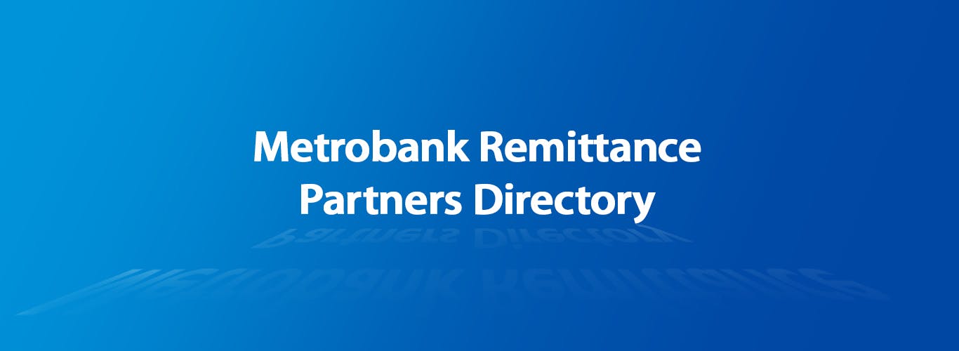Send money from our partners across the globe to the Philippines ...