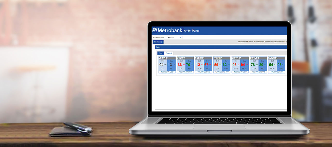 Foreign currency deals made easy | Metrobank