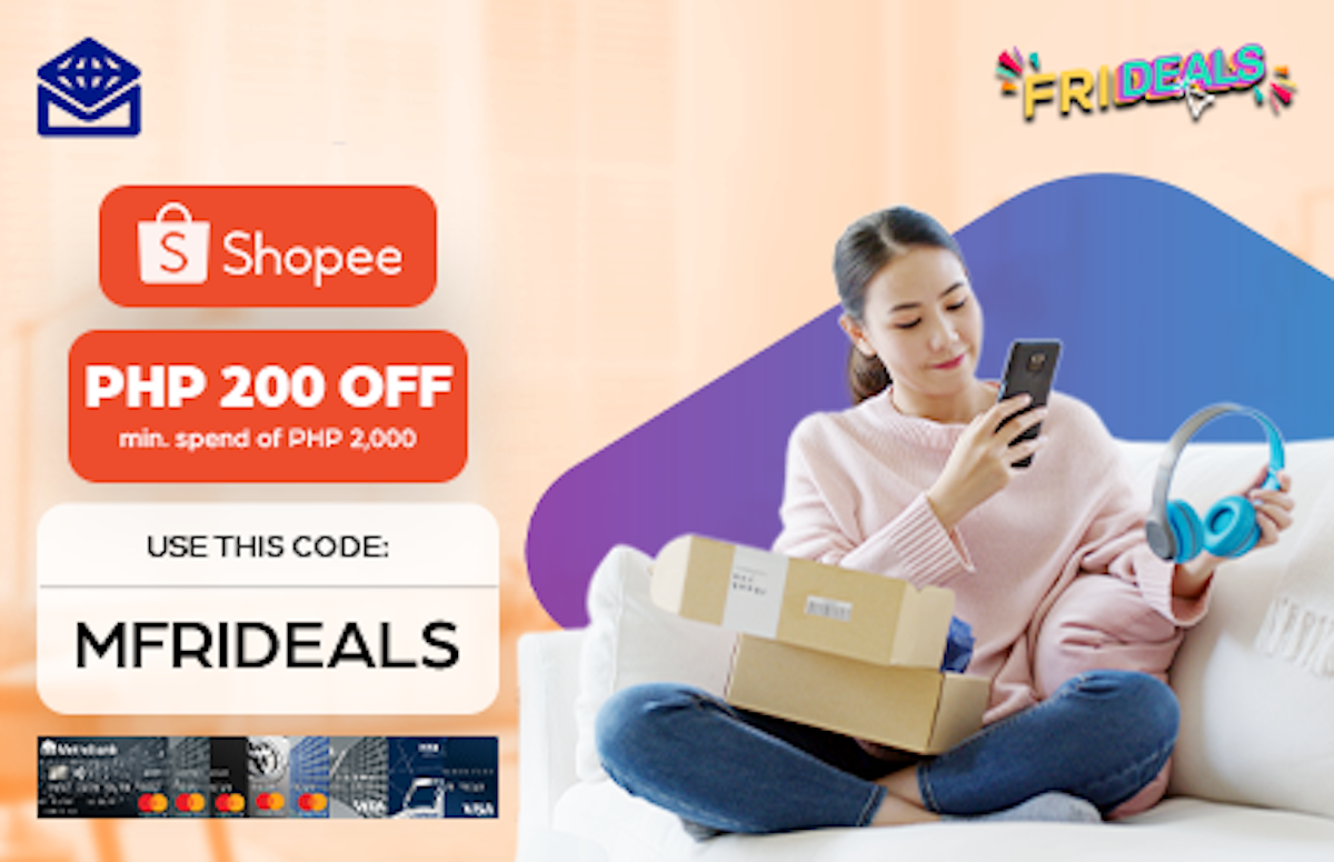 PHP 200 OFF with Shopee FriDeals