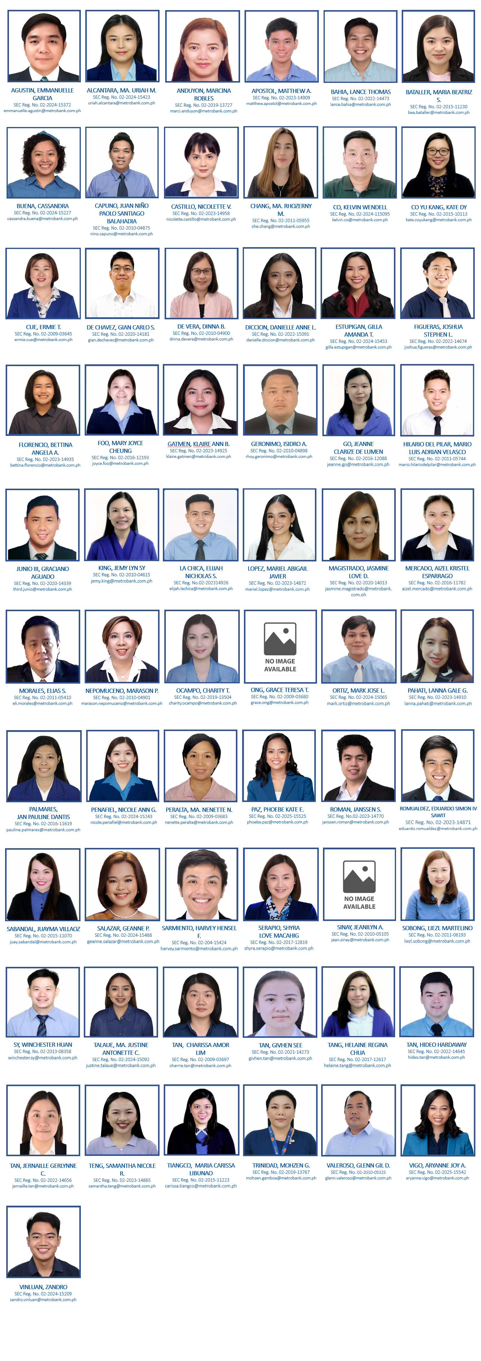 Metro Manila SEC Licensed brokers and dealers