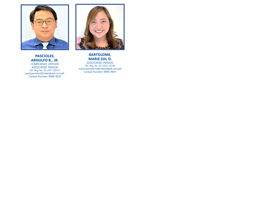 SEC licensed Associated Persons